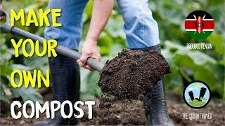 How to make compost at home. 