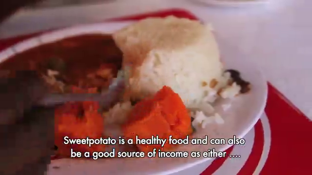 Orange-fleshed sweet potato…
