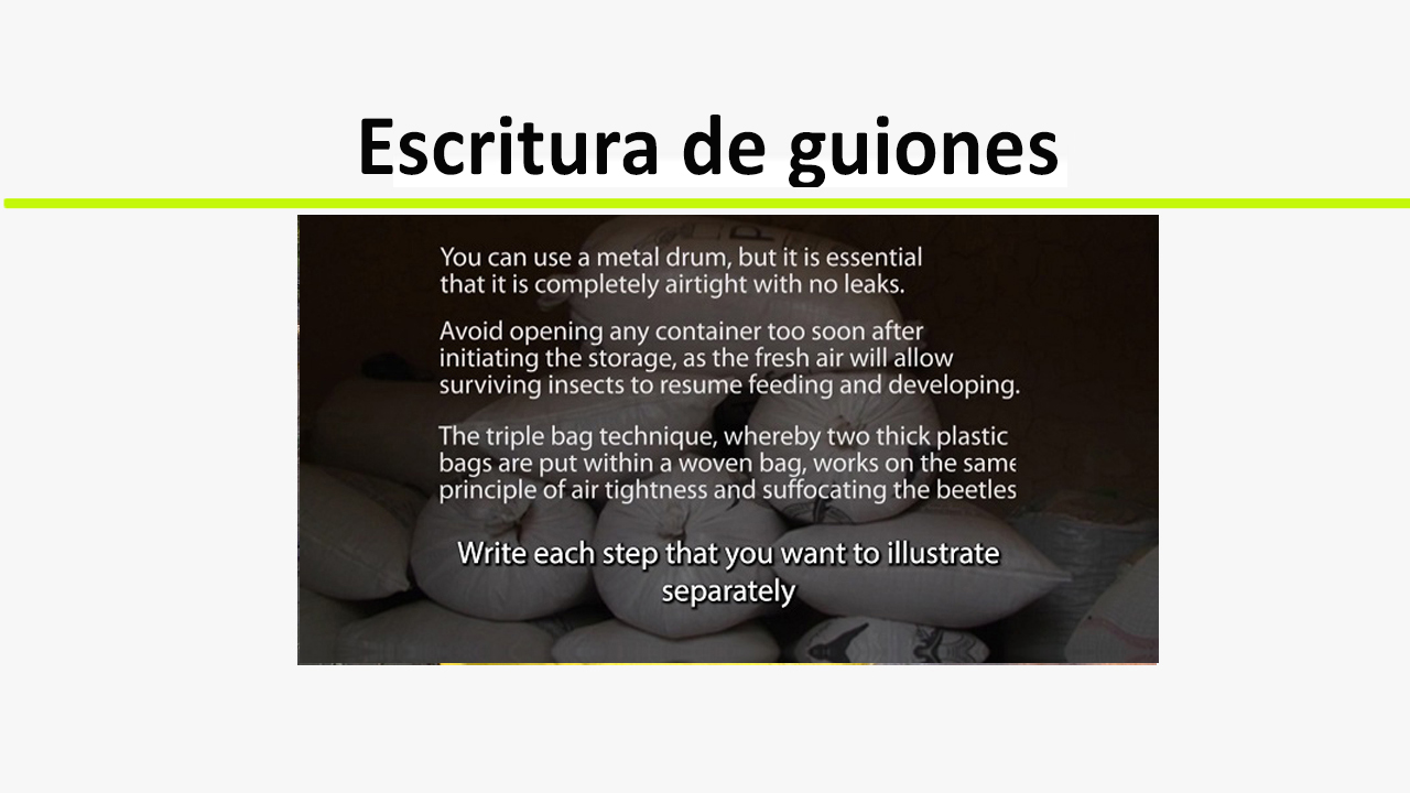 2. Escritura de guiones - Cómo grabar buenos…