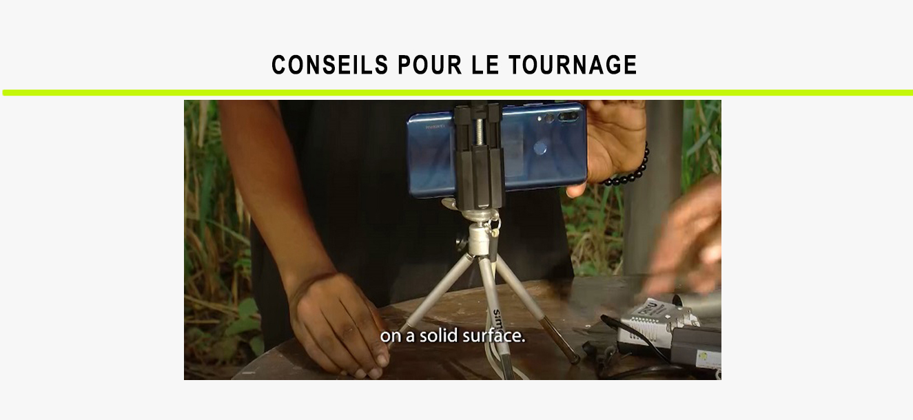 6. Conseils pour le tournage - Réaliser de…