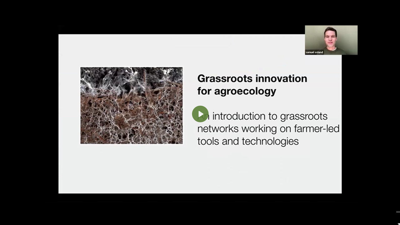 Grassroots technical innovations…